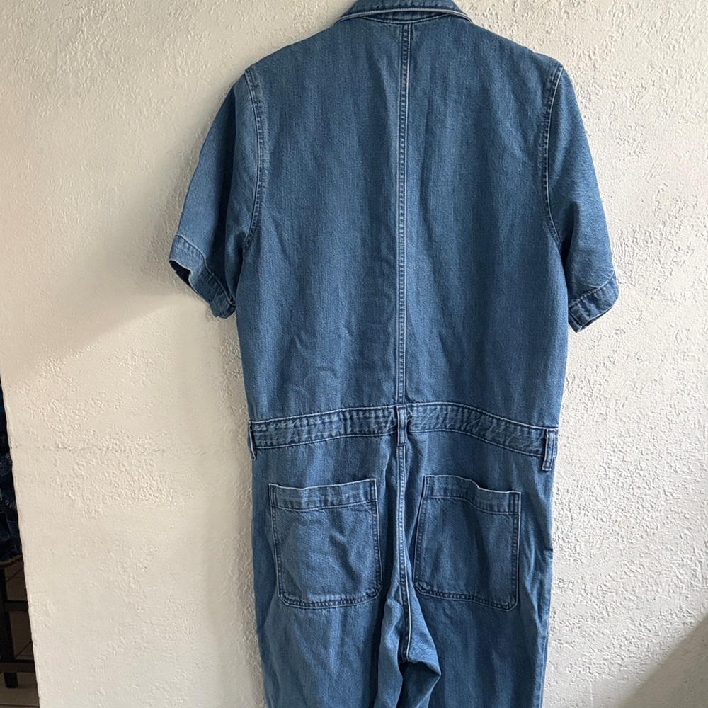Everlane Blue Denim Jumpsuit - Picture 3 of 7